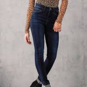 Flying Monkey Jeans Women 26 High Rise Skinny Blue Denim (26x32)